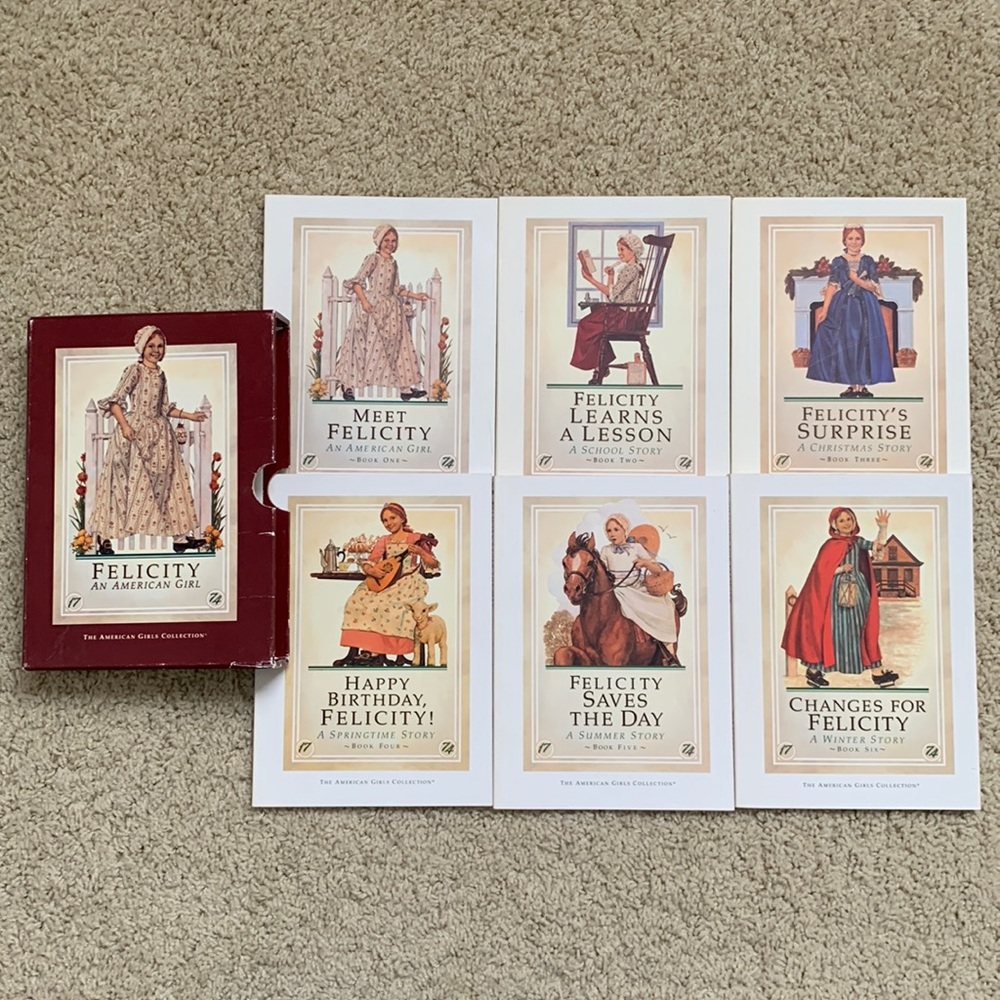 American Girl Felicity Book Set - 6 Books and Protective Case